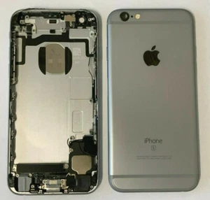 Apple iPhone 6S Rear Body Frame Case Housing + Speaker & Charging Port 100% OEM  - Picture 1 of 8