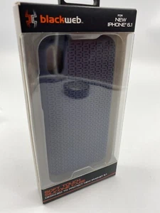 iPhone XR Grau/Lila Schwarz WEB Silikon Case iPhone 6.1 Apple Neu - Bild 1 von 3