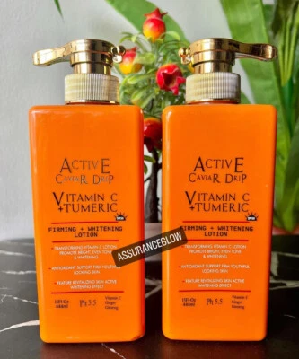 Active Caviar Drip Vitamin C & Turmeric Firming Whitening Lotion SPF 50 ORIGINAL