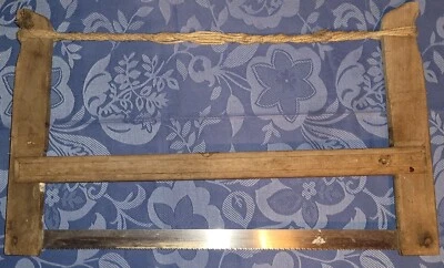 ANCIENNE SCIE à CADRE. COLLECTION OU USAGE 50X30,5CM, LAME 42,5X2,5CM - Photo 1/4