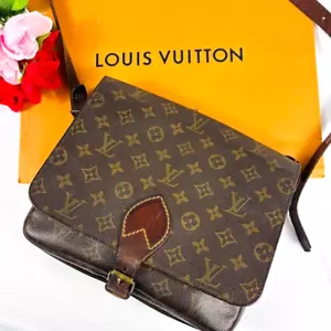LOUIS VUITTON Cartesier 25 M51252 Shoulder bag crossbody belt torn - Picture 1 of 19