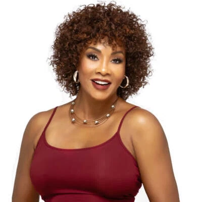 Vivica A Fox Human Hair Pure Stretch Cap Wig HH BRITTA - Image 1 of 3
