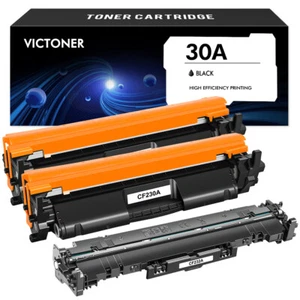 2x CF230A Toner +1x CF232A Drum Compatible with HP LaserJet Pro M203dw M227fdn - Picture 1 of 12
