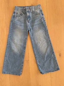 old navy girls baggy wide leg high rise built tough jeans size 10 - Picture 1 of 4