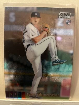 2020 Topps Stadium Club Chrome Tyler Alexander Rookie Tigers #334  - Image 1 of 3