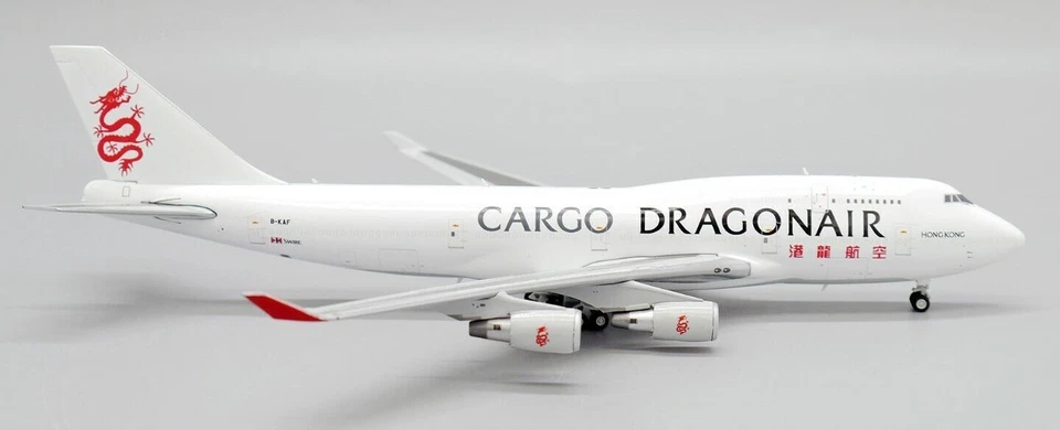 JC WINGS DRAGONAIR CARGO BOEING 747-400BCF 1 400 EW4744010 IN STOCK