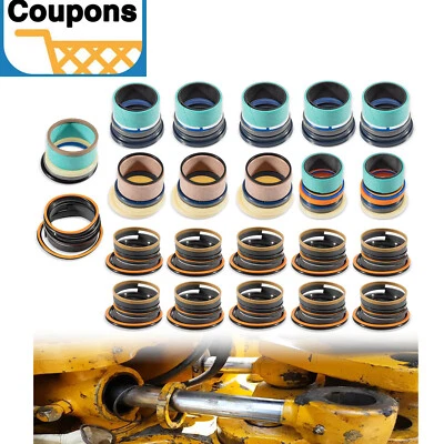 Whole Machine Hydraulic Cylinder Repair Seal Kit for John Deere 310E Backhoe - Image 1 of 4