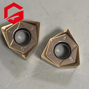 10PCS WNMU080608-GM 90°CNC Carbide Milling insert for Stainless Steel for MFWN90 - Picture 1 of 3
