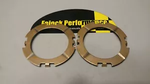 4L80E 4 Tab Brass Planet Thrust Washers - Set of 2 - Free Shipping - Foto 1 di 1