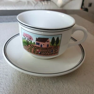 V&B DESIGN NAIF taza de desayuno grande + inferior VILLEROY&BOCH nuevo - Imagen 1 de 6