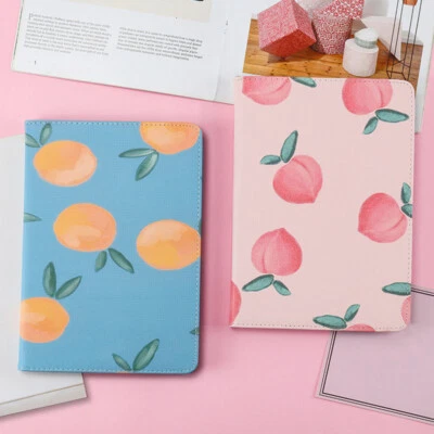 Cute Peach Leather Magnetic Smart Stand Case Cover For iPad 9.7 6th Air 10.5 Pro - Image 1 of 4