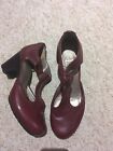 Clarks Active Air Mary Jane Leather Wooden Heels Shoes, UK 5.5 worn once