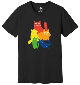 Camisa Gato LGBTQ, Gato Con Camisa LGBT, Camisa Amante de los Gatos, Camisa Derechos Reproductivos - Imagen 1 de 3