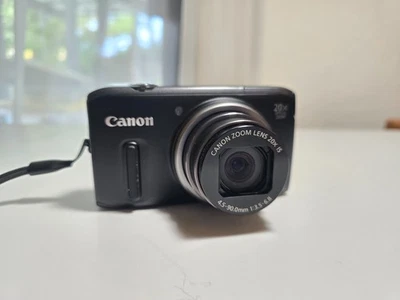Canon PowerShot SX260 HS Digital Camera PC1742 – Case, Charger, Battery - READ - Image 1 of 4