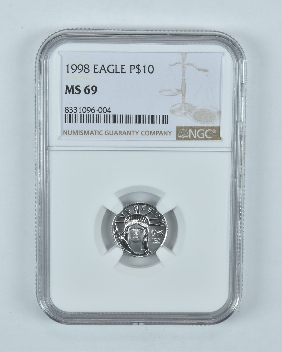 1998 W EAGLE プラチナ貨 プルーフコイン $25 PF70 1998 W EAGLE プラチナ貨 プルーフコイン $25 PF70 - メルカリ