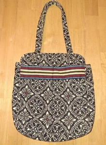 Sac fourre-tout bandoulière Vera Bradley Barcelona double poignée pour ordinateur portable rangement pour téléphone portable - Photo 1/12