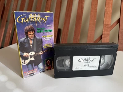 Hot Guitarist Video Magazine  Vol2 VHS Paul Gilbert Neal Schon Steve Morse Vito - Image 1 of 2