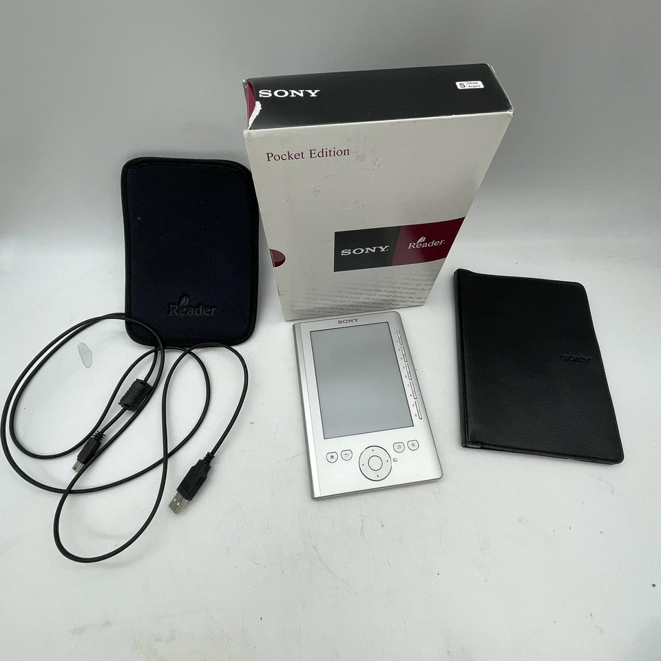 Sony E-Reader PRS-300 - Edición de bolsillo - Plateado - con caja y accesorios Foto 1 de 4