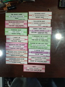15 jukebox title strips with man in name lot 2 - Picture 1 of 1