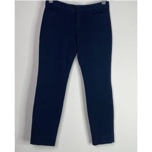Banana Republic Navy Blue Sloan Skinny Stretch Ankle Pants Women's Size 4 - Picture 1 of 9
