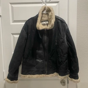 Chaqueta De Colección Albert Duke Aviador Bombardero Tipo B-3 Estilo Cuero de Oveja XXL - Imagen 1 de 9