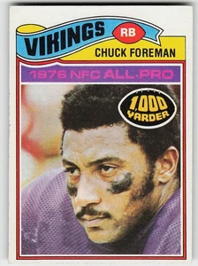 1977 Topps #500 Chuck Foreman Football Minnesota Vikings - Bild 1 von 2