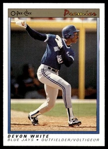 1991 O-Pee-Chee Premier Devon White Toronto Blue Jays #126 - Picture 1 of 2