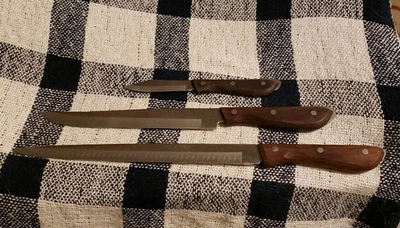 Juego de 3 cuchillos de colección Regent Swords Lightning Edge hojas de 10" 7,5" 3" Japón Full Tang Foto 1 de 4