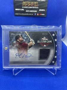 Paul Goldschmidt 2018 Topps All-Star Stitches Auto /25 - Picture 1 of 4