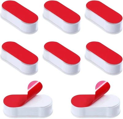 Paracolpi per Sedili WC 8 Pezzi Paraurti Del Sedile Autoadesivi - Immagine 1 di 4