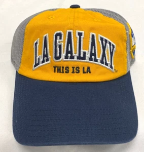 MLS Los Angeles Galaxy Mesh Snapback Adidas Hat - Youth 4-7 years - New - Picture 1 of 2