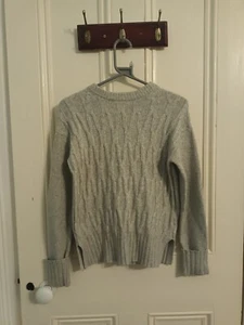 Marks & Spencer Very Soft Light Grey Jumper In Size XS / Size 6 - 8 - Picture 1 of 7