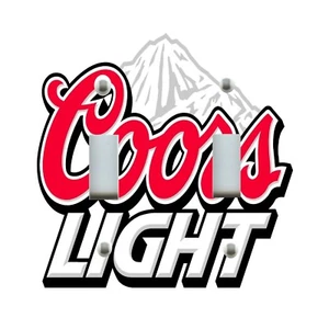 Light Switch Plate Cover HOME DECOR MAN CAVE COORS LIGHT BEER 1 - Picture 1 of 26