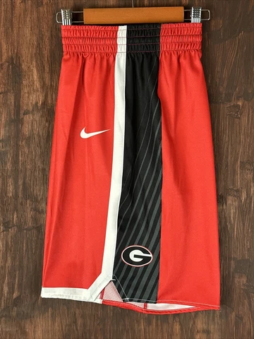 NIKE Georgia Bulldogs Red Digital Basketball Shorts CQ4300-657 Men L SAMPLE NCAA Cover