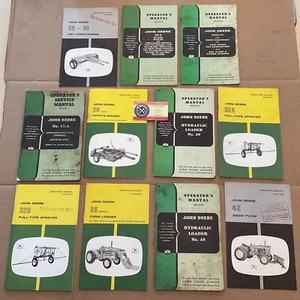 John Deere Operator’s Manuals - Bild 1 von 12
