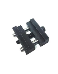 Steel Quick Clamp Vise Work Stop,Black, Fits mill vises with 1/2-1" jaws - Picture 1 of 7