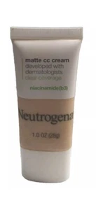 Neutrogena Matte CC Cream Foundation 1.0 Shell 1oz New - Picture 1 of 1