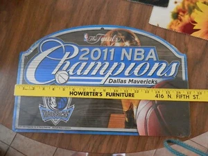 2011 Dallas Mavericks Holzschild Holzplakette Männerhöhle NBA Finals Champions - Bild 1 von 13