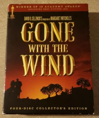 Gone With the Wind (DVD, 2004, 4-Disc Set Collectors Edition) Tested! Free Ship! - Image 1 of 4