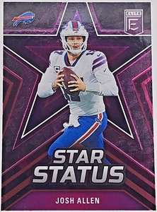 Josh Allen 2023 Panini Donruss Elite Star Status Pink #4 Bills Insert Card - Picture 1 of 2