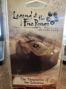 Legend of the Five Rings: The Temptation of the Scorpion Dynasty Pack (Sealed) - Picture 1 of 3