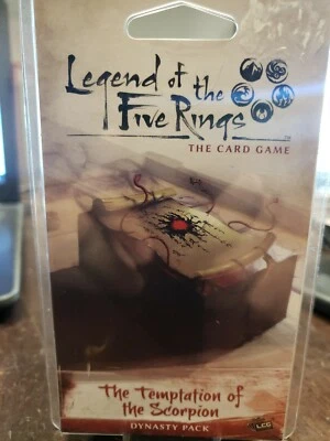 Legend of the Five Rings: The Temptation of the Scorpion Dynasty Pack (Sealed) - Image 1 of 3