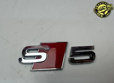 2008-2024 AUDI S5 S5 SPORTBACK  REAR TRUNK EMBLEM BADGE "S5" OEM - Image 1 of 2