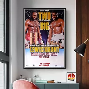 LENNOX LEWIS vs. MICHAEL GRANT: Original Budweiser CCTV Boxing Poster (SHOP) - Bild 1 von 16