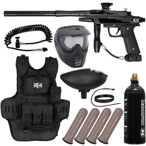 New Azodin Kdiii Heavy Gunner Paintball Gun Package Kit - Black