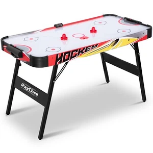54" Air-Powered Hockey Table Sport Hockey Game Pushers Pucks LED Scorer Foldable - Picture 1 of 13