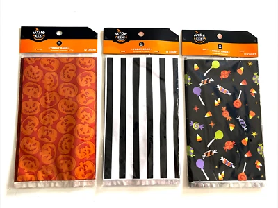 Hyde &Eek 36 Halloween trick or treat bags Pumpkin, candies design 5" x 9" - Image 1 of 4