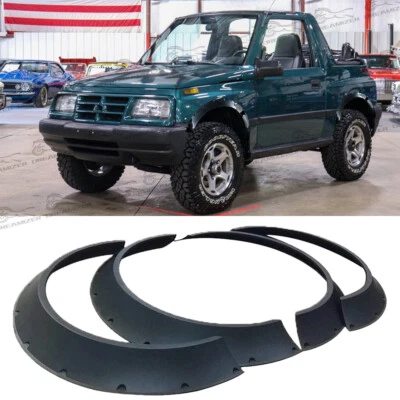 Kits extra anchos de arcos de rueda guardabarros para guardabarros de coche para Geo Tracker 1989-97 Foto 1 de 4