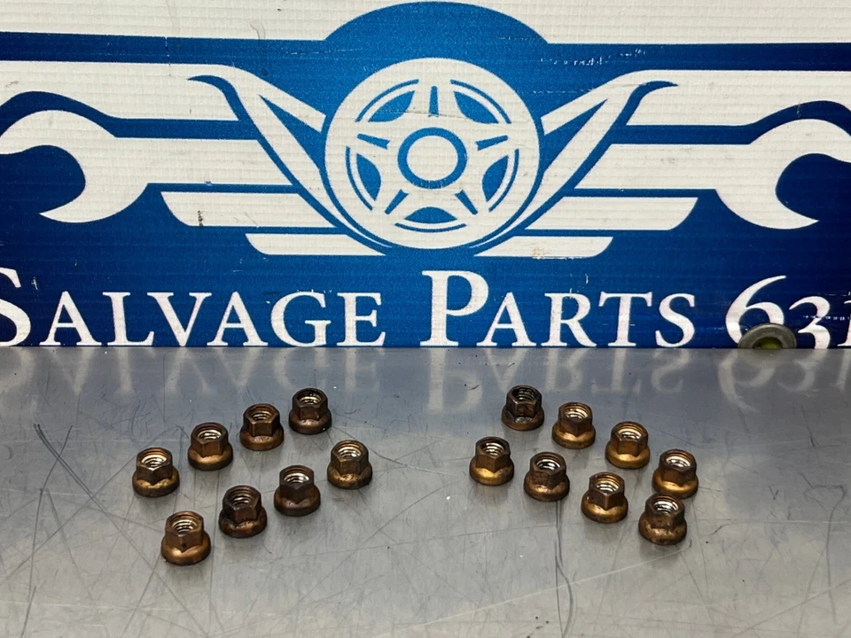 Bmw 650i 2007 colector de escape tuercas pernos - juego de 16 - 151 k Foto 1 de 4