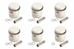 JAGUAR MAHLE PISTON SET XK120 XK140 XK150 MK1 MK2 MK7 XJ6 S-TYPE C7710/SET/1 - Picture 1 of 3